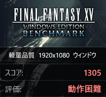 Ryzen 5 4600H / Final Fantasy 15 bench