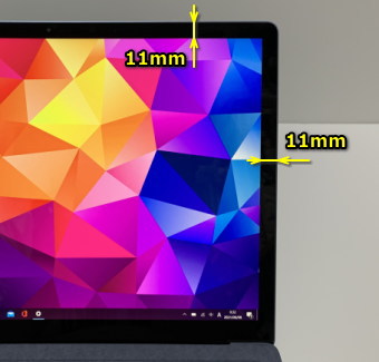 Surface Laptop 4 ベゼル幅