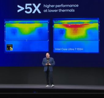 Snapdragon X Elite 温度アピール